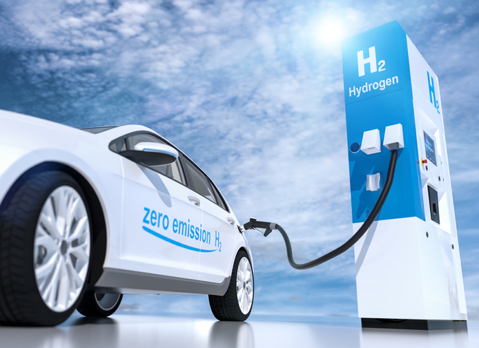 Hydrogen powered car.